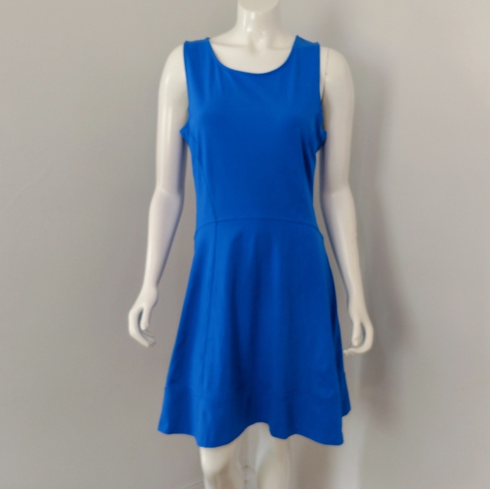 Cynthia Rowley Blue Fit and Flare Dress. Size L